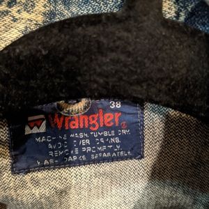 Wrangler acid wash denim jacket